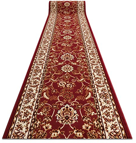 rugsx Läufer BCF MORAD Klasyk klassisch weinrot 150x330 cm