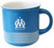 Mug OM Logo Bleu - Céramique - 31cl - Vintage - Logo - Réutilisable - Bleu - Ronde - La Plume Dorée