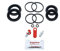 Bigg Red - Brake Caliper Seal Repair Kit with Bleed Screws- Front Left & Right - Includes Bleed Nipple - Fits 4 Piston Calipers - Compatible with Select Models - 300007KRS