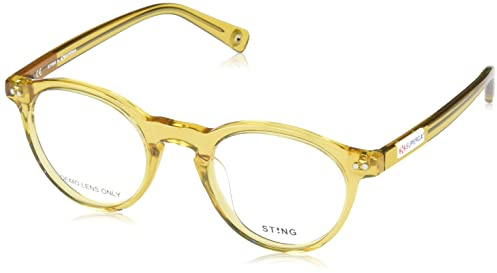STING Unisex SST437 Sonnenbrille, MUSTARD, 48