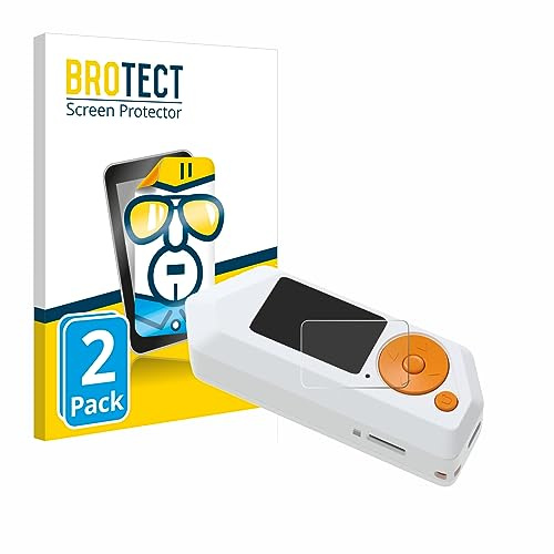 BROTECT Schutzfolie für Flipper Zero FZ.1 | 2 Stück Transparenter Displayschutz Made in Germany Klare Displayschutz-Folie Clear Einfache Montage Case-Friendly