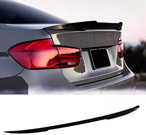 Becquets Arrière de Voiture Aileron Arrière Couvercle de Coffre Toit Queue Aile Décoration Accessoires, pour BMW Series 4 F36 Gran Coupé 4-Door 2013-2021,A Bright Black