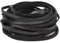 GORGECRAFT 10m Flaches Lederband 5mm Breit Litschi-Genarbtes Kunstleder-Besatzband Weiche PU-Lederstreifen Lederschnur Schnur Für DIY Gürtel Armband Schmuckherstellung Kissendekoration Schwarz