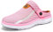 Sabots Mules Femme Homme Respirant Chaussures de Jardin Sandales de Plage Piscine Pantoufles D'Été Chaussons, Rose, 36 EU
