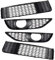 Auto-Frontgrill Auto-Nebelscheinwerfer-Abdeckung Für Audi Q7 4L Für S-Line 2011–2015 Nebelscheinwerfergitter Racing-Grill Scheinwerfer-Netz Lampenabdeckung Zubehör Frontstoßstangengrill ( Color : M )