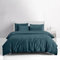 FIREYA Premium Bettwäsche 155x200-100% Baumwolle Satin - ÖKO-Tex Zertifiziert - Bettbezug-Set Decke Kissen Bezug Cover Bett Kissenbezug Deckenbezug Bedding Duvet Weich Einfarbig Grün