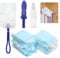 40 Pcs Fluffy Dusters Refills for Cleaning, Anti Static Duster Refills with Short Handle, Disposable Dusters with Spray Bottle for Home Office Car