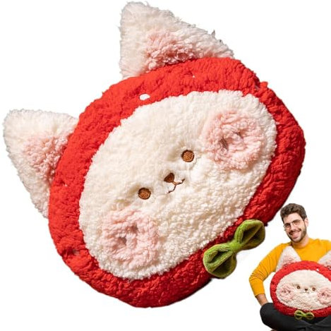 Handwärmer, Plüsch Handwärmer,Cartoon Katze Tierkissen - Gepolsterte Winterstulpen, Cartoon-Tierkissen für Erwachsene und Kinder