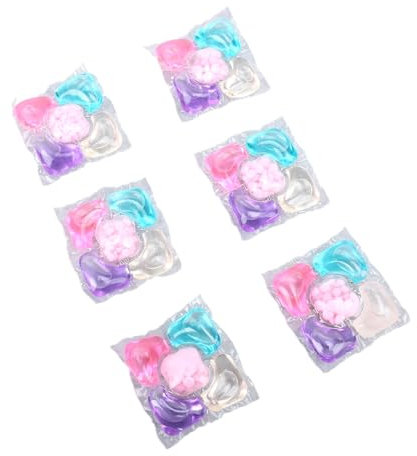 Generic Capsules de Lessive 5 en 1, Rafraîchissantes pour Machine à Laver, Parfum Floral, Douces pour les Tissus, Faciles à Utiliser, Nettoyage Fiable, Fraîcheur Longue Durée, Paquet de 20