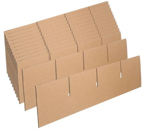 JEWEDECO 2sätze Kartonteiler Für Umzugskartons Trennwand Aus Karton Für Verpackungskartons Kartonteiler Und Geschirr Wiederverwendbar Und Bruchsicher