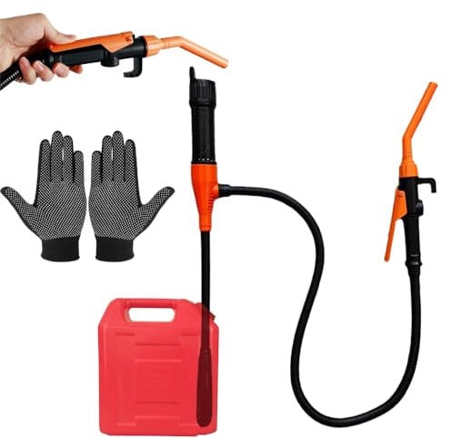 Anyingkai Pompa a Benzina Automatica,Pompa a Sifone Elettrica,Pompa a Trasferimento Liquido Portatile,Pompa di Aspirazione,Per Acqua Benzina Olio Di Benzina Altri Liquidi,Pompa a Batteria