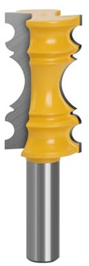 1pc 12mm 1/2 Schaft Große Aufwendige Stuhl Schiene Form Krone Router Bit Linie Fräser for Holzbearbeitung werkzeuge(12MM Shank)