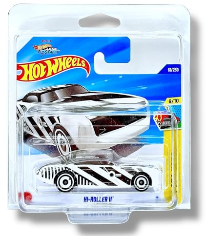 Hot Wheels - Hi-Roller II - HW Art Cars 6/10 - HYX07 - Short Card - Netflix Let´s Race - Black and White - Mattel 2025-1:64