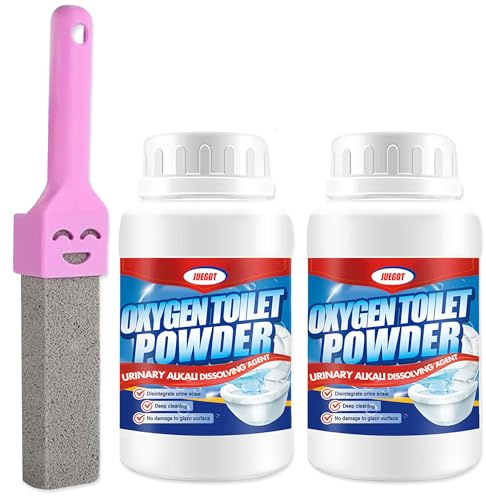 Juegot Toilet Bowl Cleaning Powder Suitable for Cleaning Toilet, Bathroom | 500G Toilet Cleaning Bowl for Hard Water Ring Remover tough on old stains Household Clean Toilets Bathroom, Kitchen Sink