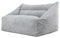 Icon Cecilia Sitzsack Sofa, Dunkelgrau, Flauschiger Cord Stoff, 2 Sitzer Sofa für Erwachsene, Riesensitzsack mit Füllung, Bequemer Sessel, Lounge, Wohnzimmer, Deko Wohnzimmer