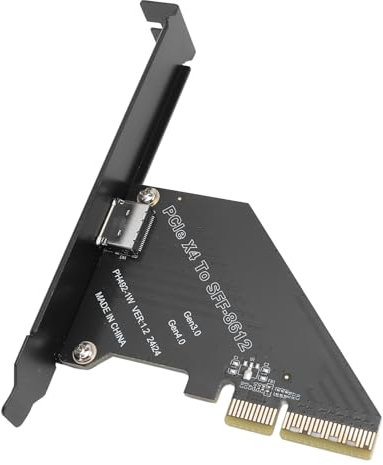 PCIe 4.0 X4 a Oculink SFF 8612 Adaptador, Tarjeta de Gráficos Externos SFF-8611, Adaptador de Transferencia de Datos de Alta Velocidad, Tarjeta de Gráficos Externos de Conexión