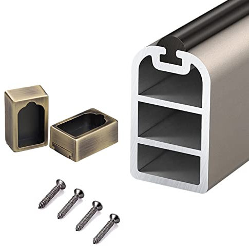 Strapazierfähige, stabile Metallstange und Regal, Wandhalterungs-Set, unterstützt 100 kg, ideal zum Aufhängen von Kleidern/Kleiderbügeln