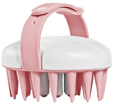 Herz Leder für Pinsel Massager Shampoo, Shampoo-Pinsel | Haarshampoo Pinsel - Scrubber Massagegerät für Männer Frauen | Tragbarer Haarwaschkamm