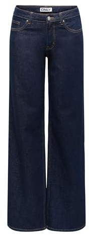 ONLY Women's Onljuicy Lw Wide Leg DNM Rinse Mae Noos Onljuicy Lw Wide Leg DNM Rinse Mae Noos