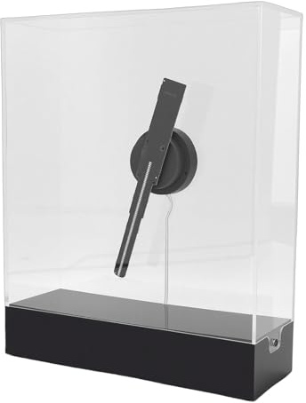LICAEVEY Holografischer Werbedisplay-Ventilator, 18 Cm Großer 3D-Hologramm-Projektor mit WLAN-Steuerung und 80 LED-Leuchten, Desktop-Hologramm-Ventilator für die Dekoration von