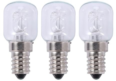3X E14 ampoule haute température 500 degrés 25W ampoule halogène four à bulles E14 250V 25W ampoule à Quartz