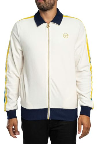 Sergio Tacchini Monte Velours Trainingsjacke Gardenia/Maritimblau