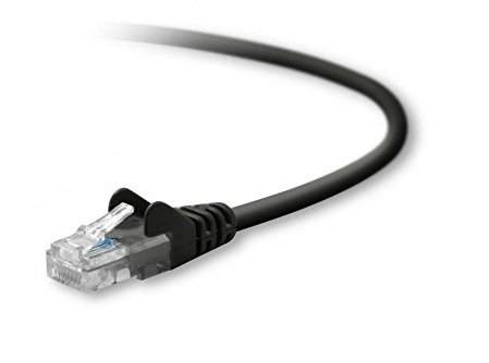 Belkin Cable de conexión CAT5E Negro de 9 m sin enganches