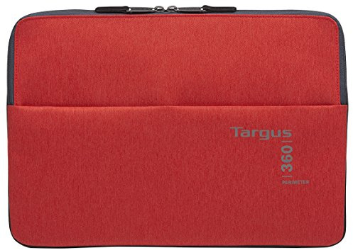 Targus 360 Perimeter Travel and Commuter Laptop Sleeve for 13-14-Inch Laptop, Flame Scarlet (TSS94903EU)