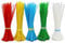 Assorted Cable Ties 200Pack 5 Colours Blue Green Red Yellow Natural