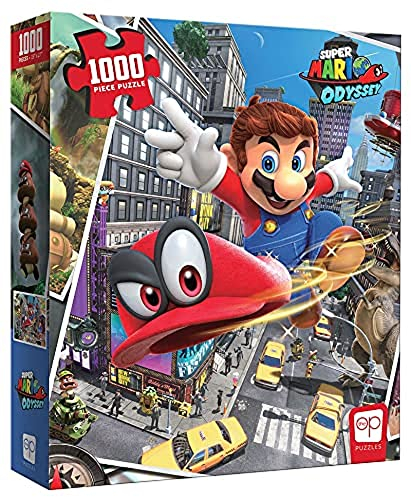 SUPER MARIO USOPZ005569 Brothers Mario Odyssey Snapshots 1000-Piece Premium Puzzle, Mixed Colours