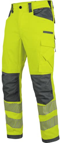 WÜRTH MODYF Warnschutz Winter Bundhose Neon EN 20471 2 - professionelle Arbeitshose für Herren - Warnschutzhose mit Knieschutztaschen - in den Größen 24-118 in Gelb und weiteren Farben