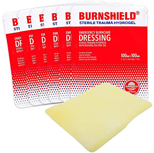 Burnshield Verband, steril, 10,2 x 10,2 cm, 6 Stück