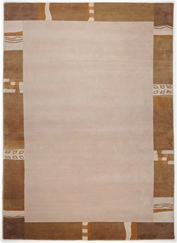 THEKO Nepal Teppich modern Farbe Sand Grösse 200 x 300 cm