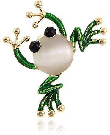 Fliyeong Dauerhafte niedliche Frosch-Insekten-Brosche-bunte Hochzeits-Brosche-Modeschmuck-Geschenk