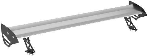 Artudatech Universal Aluminium Hatchback Spoiler - Verstellbarer GT Flügel für Rennsport, Silber
