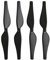 2 Paare 2 Klingen Propeller Quadcopter Propeller Klinge aus Kohlefaser geeignet für Drone Zubehör (schwarz)