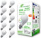 greenandco 10x CRI90+ Glühfaden LED Lampe | matt | ersetzt 48 Watt E27 Birne, 6W 600 Lumen | 2700K warmweiß | Filament Fadenlampe | 360° 230V AC | nicht dimmbar | flimmerfrei | 2 Jahre Garantie