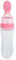 90ML Cuillere Distribution Aliment pour Bébé, Biberon avec Cuillère pour Enfants Garçons Fille, Cuillère Distributrice de Nourriture en Silicone (Rose)