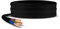 Primes DIY 3 Core Round Black Flex Flexible Cable, stranded electrical copper wire, Insulated Flexible PVC Wire, Stranded Wire High Temperature Resistance, 3182Y BASEC Approved 2.5mm(2 Meter)