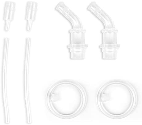 Bunnytoo Baby Trainer Cup Trinklernbecher-280ml,Schnabeltasse Baby ab 12 Monaten,Kompatibel mit 280ml-Griff Und 400ml-Schultergurt-Strohhalm-Ersatzteil, Becher-Strohhalm-Set, Ersatzteile