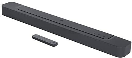 JBL Bar 300 – Kompakte All-In-One-Soundbar für Heimkino Sound-System – Kompaktes Design mit authentischem 3D-Surround Sound – Schwarz