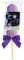 Spiedini di Marshmallow con tag personalizzabili Mercoledì Addams kit fai da te per caramellata regalini fine festa compleanno party