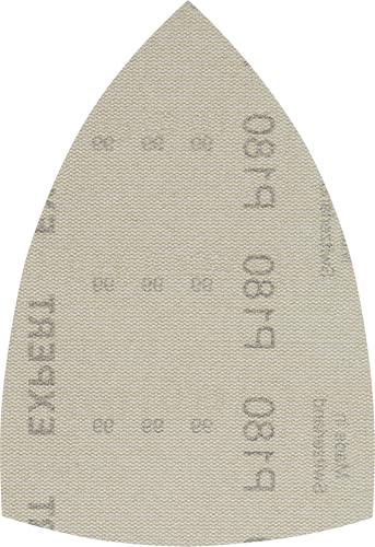 Bosch EXPERT M480 Schleifnetz, 100x150mm, K180, 50-tlg. | für Farbe auf Holz, Hartholz, Ø 100x150 mm, Körnung 180, Professional Zubehör Multischleifer