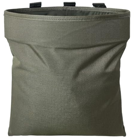 Taktische Tasche für Softair, leichte Molle-Roll-Up-Dump-Tasche, 500D Nylon, Sammeltasche, Mag Pouch Zubehörtasche für Paintball, Softair, Wandern (Ranger Green)