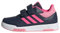 adidas Tensaur Hook and Loop Shoes Chaussures de Course, Shadow Navy/Pink/Bliss Pink, 38 EU
