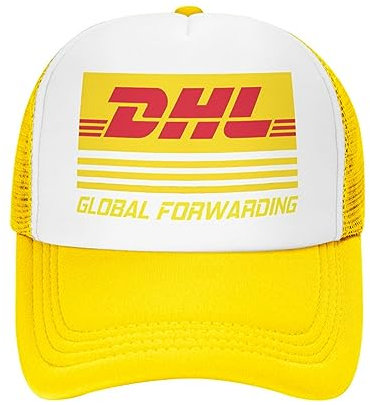 YUONME Baseball-Kappen DHL Global Forwarding Damen Weibliche Hüte Für Männer Herren Baskenmützen Sommermütze Hip Hop Harajuku Hip Hop Straße Trendy Ändern Sie das Gesicht Geschenk