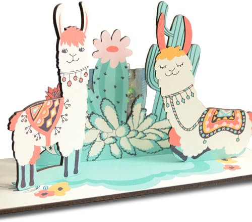 Alpaka Geschenk - Lama 3D-Holzkarte | Geldgeschenke, Geburtstagskarte Mit Alpaka, Lamas Mit Kaktus, Alpaka, Alpaka Karte, Alpaka Deko