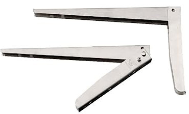 KONTONTY Stahl-regalhalterung Klappbare Wandstütze Robustes Regal Aus Rostfreien Stählen Aufbewahrungsregal Für Hause