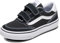 Vans Brooklyn LS V, Zapatillas, Lona de Ante Negro Blanco, 37.5 EU