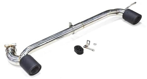 Auspuffblenden Doppelauspuffblende Für F30 F31 320i 318i Look Autoauspuffrohr 304 Edelstahl Schalldämpferspitze Endrohrdüse Endrohrblenden(Carbon A)